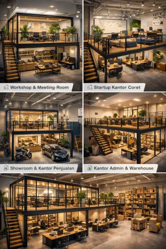 Mezzanine Ruang Kantor di Bojongloa Kidul